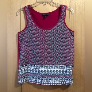 Fuschia Pink Banana Republic Lightweight Tank Blouse XS EUC